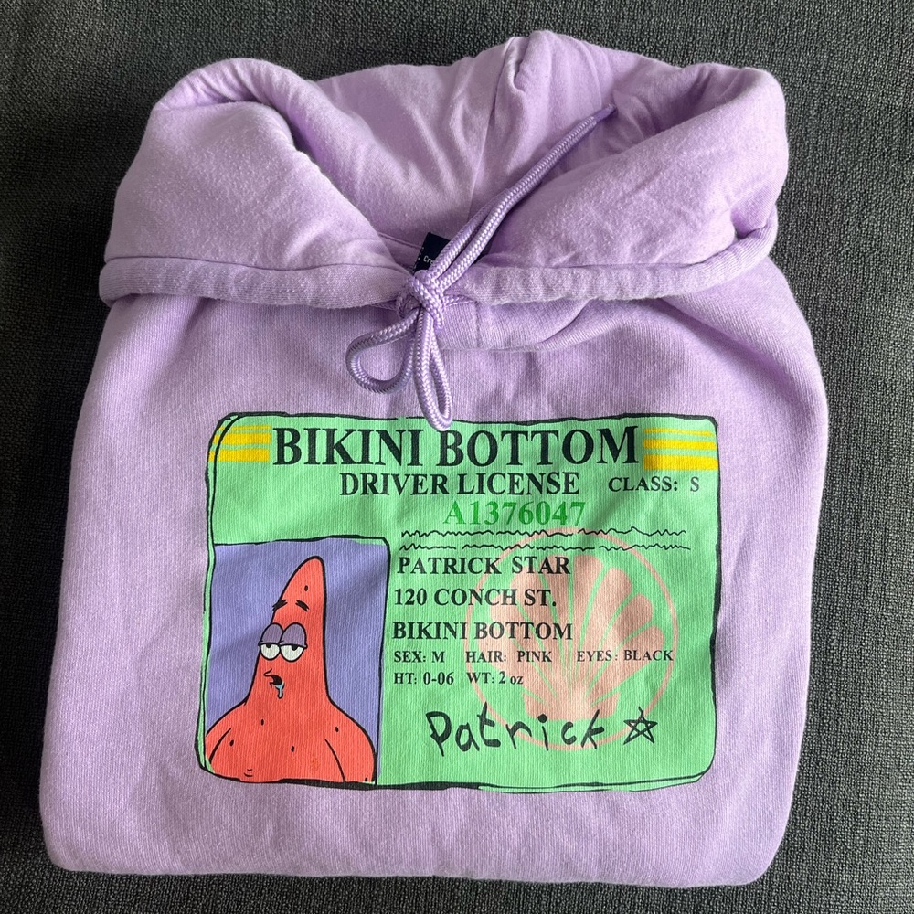 SpongeBob: Patrick Star Driver’s License Graphic Hoodie